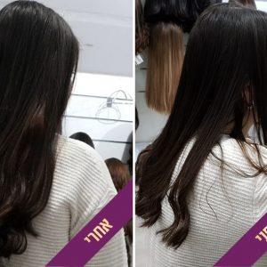 תוספות שיער - לפני ואחרי